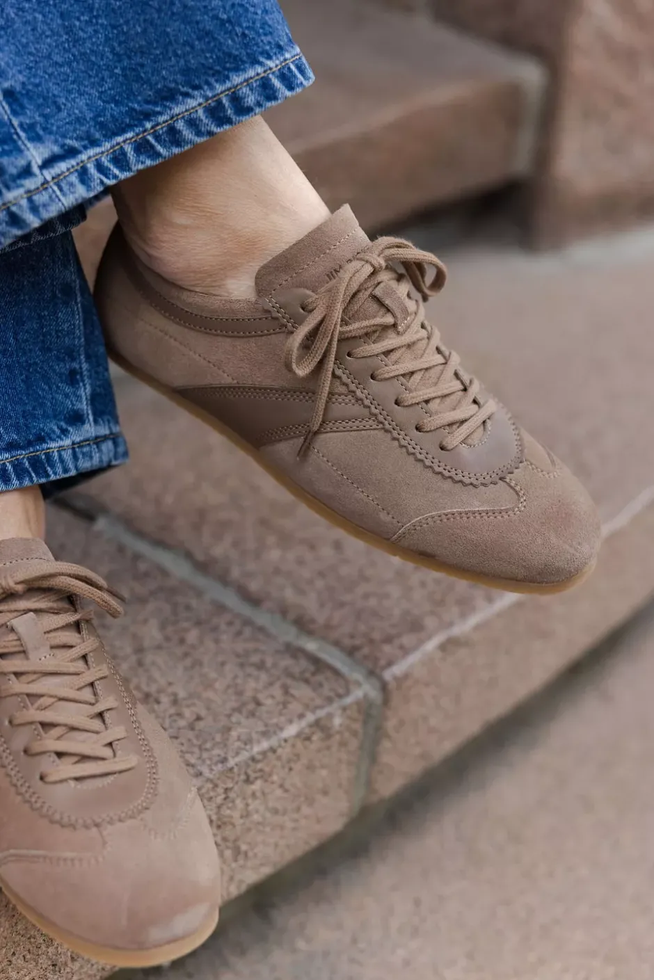 Ghost Suede/Leather Sneakers Taupe^JIM RICKEY Best