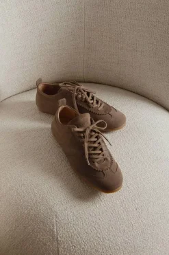Ghost Suede/Leather Sneakers Taupe^JIM RICKEY Best