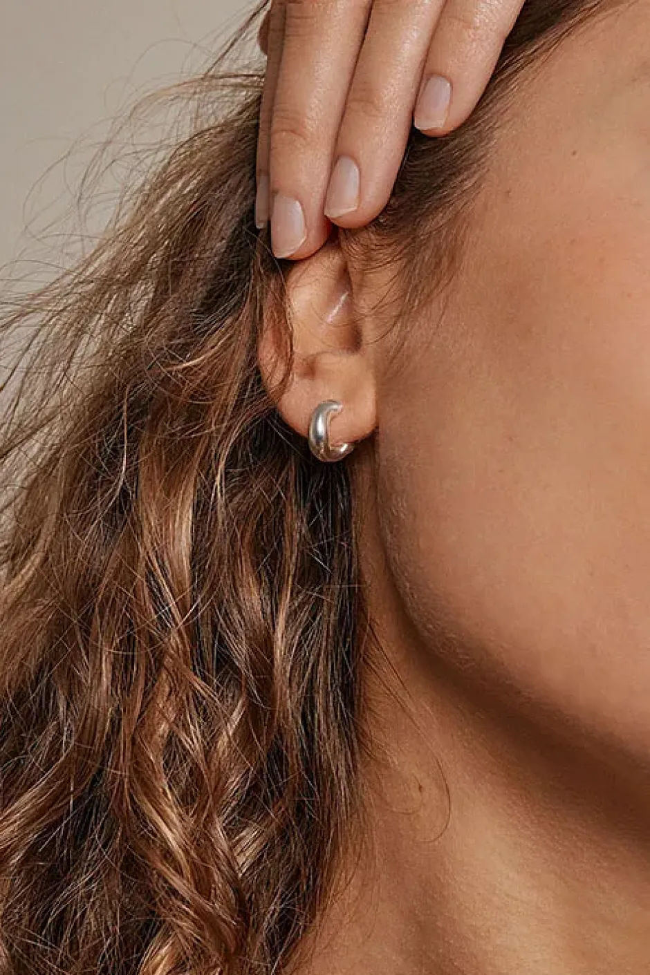 Gianna Small Hoops Silver^ENAMEL COPENHAGEN Clearance