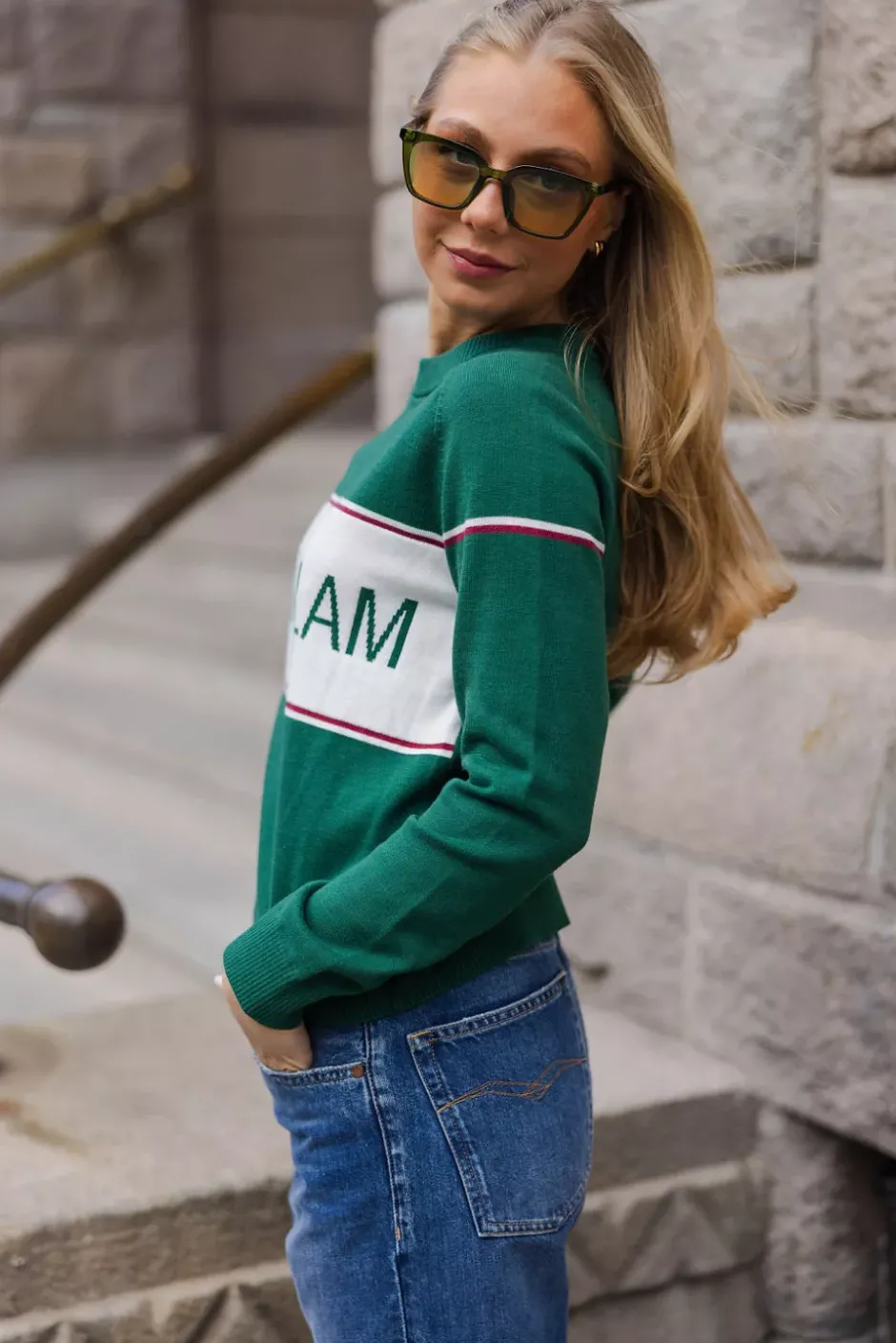 Grand Slam Sweater Green^WE NORWEGIANS Sale