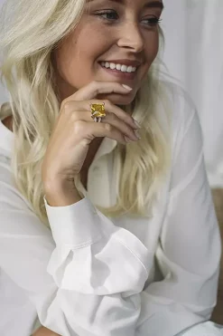 Gul Zirconium Ring^THEOO Sale