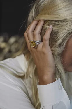 Gul Zirconium Ring^THEOO Sale
