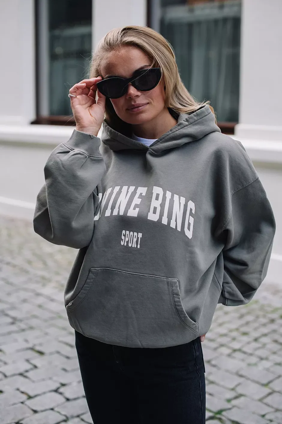 Harvey Sweatshirt Dusty Olive^ANINE BING Clearance