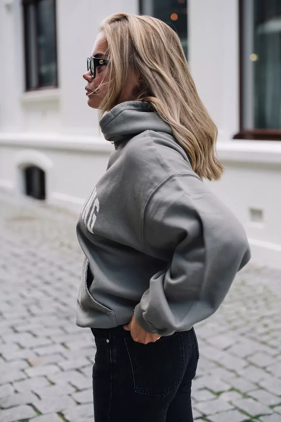 Harvey Sweatshirt Dusty Olive^ANINE BING Clearance
