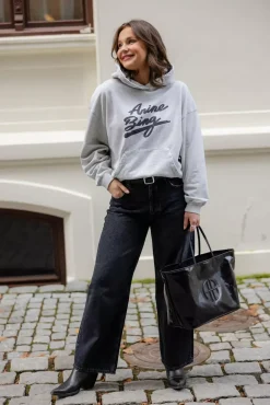 Harvey Sweatshirt Signature Heather Grey^ANINE BING Sale
