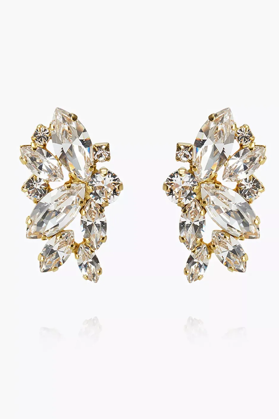 Havanna Earrings Gold Crystal^CAROLINE SVEDBOM Best