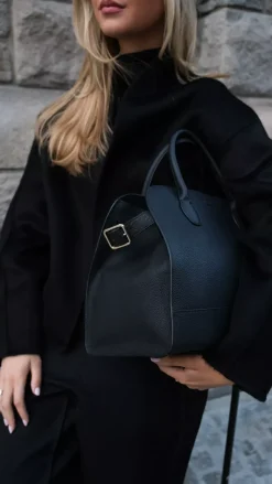 x Jim Rickey HiiL Tote Grained Black^HIIL STUDIO Clearance