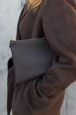 x Jim Rickey HiiL Pouch Grained Brown^HIIL STUDIO Discount