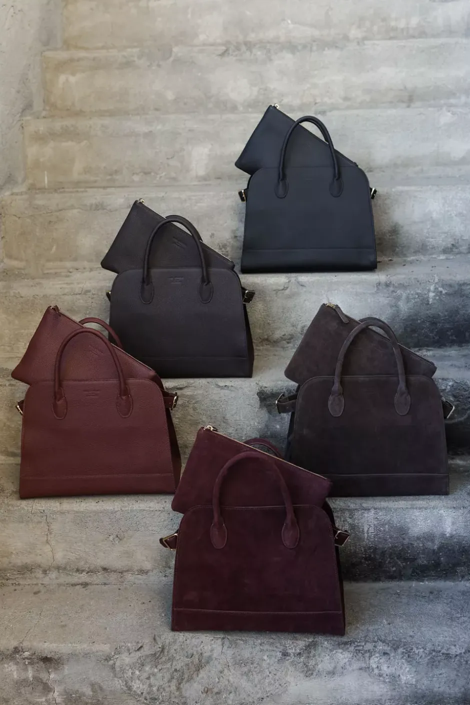 x Jim Rickey HiiL Tote Suede Brown^HIIL STUDIO Fashion
