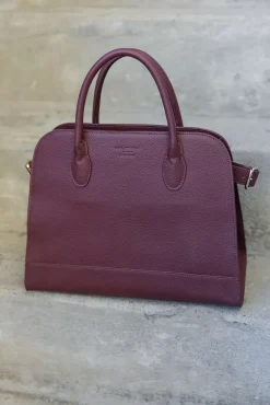 x Jim Rickey HiiL Tote Grained Burgundy^HIIL STUDIO Hot