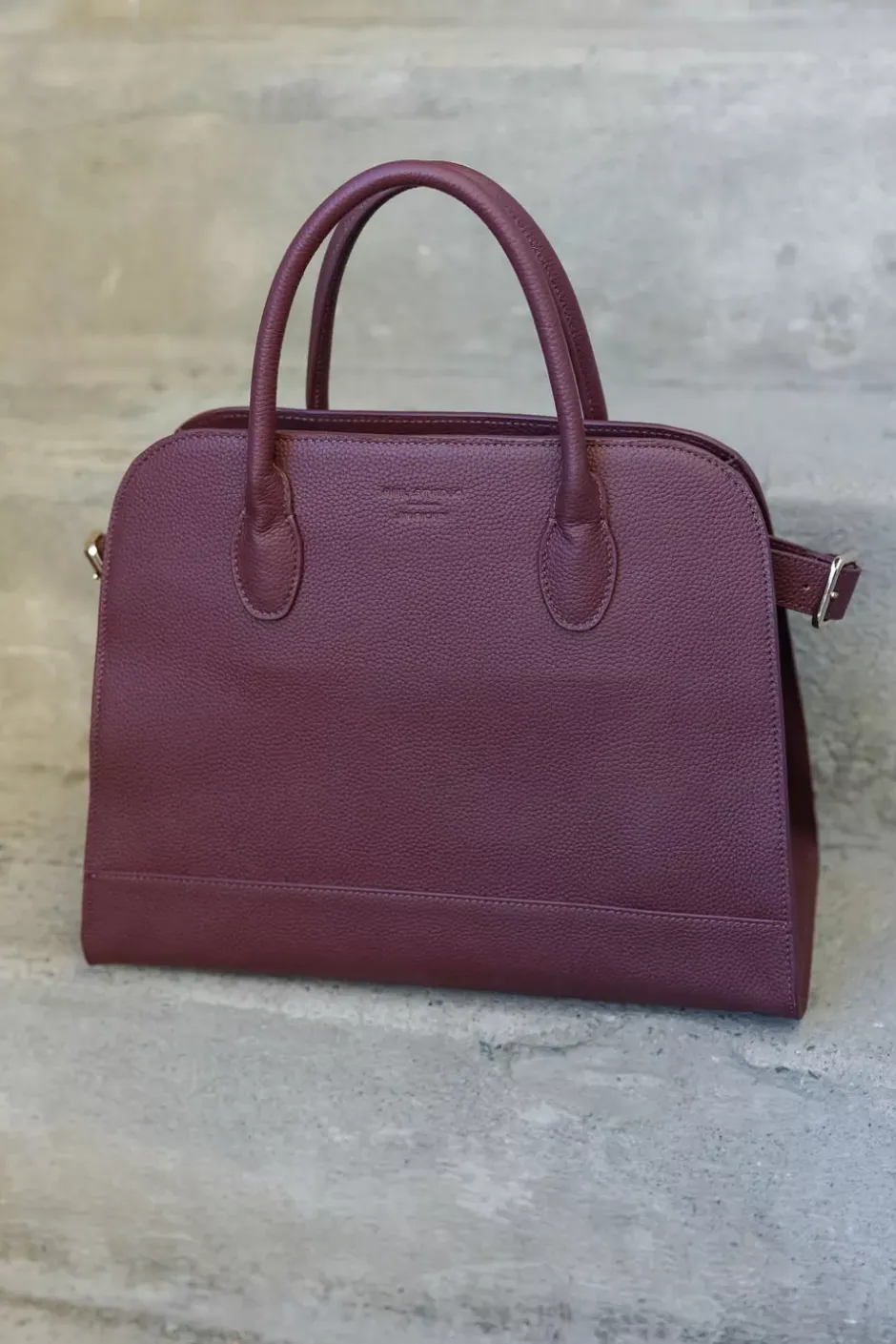 x Jim Rickey HiiL Tote Grained Burgundy^HIIL STUDIO Hot