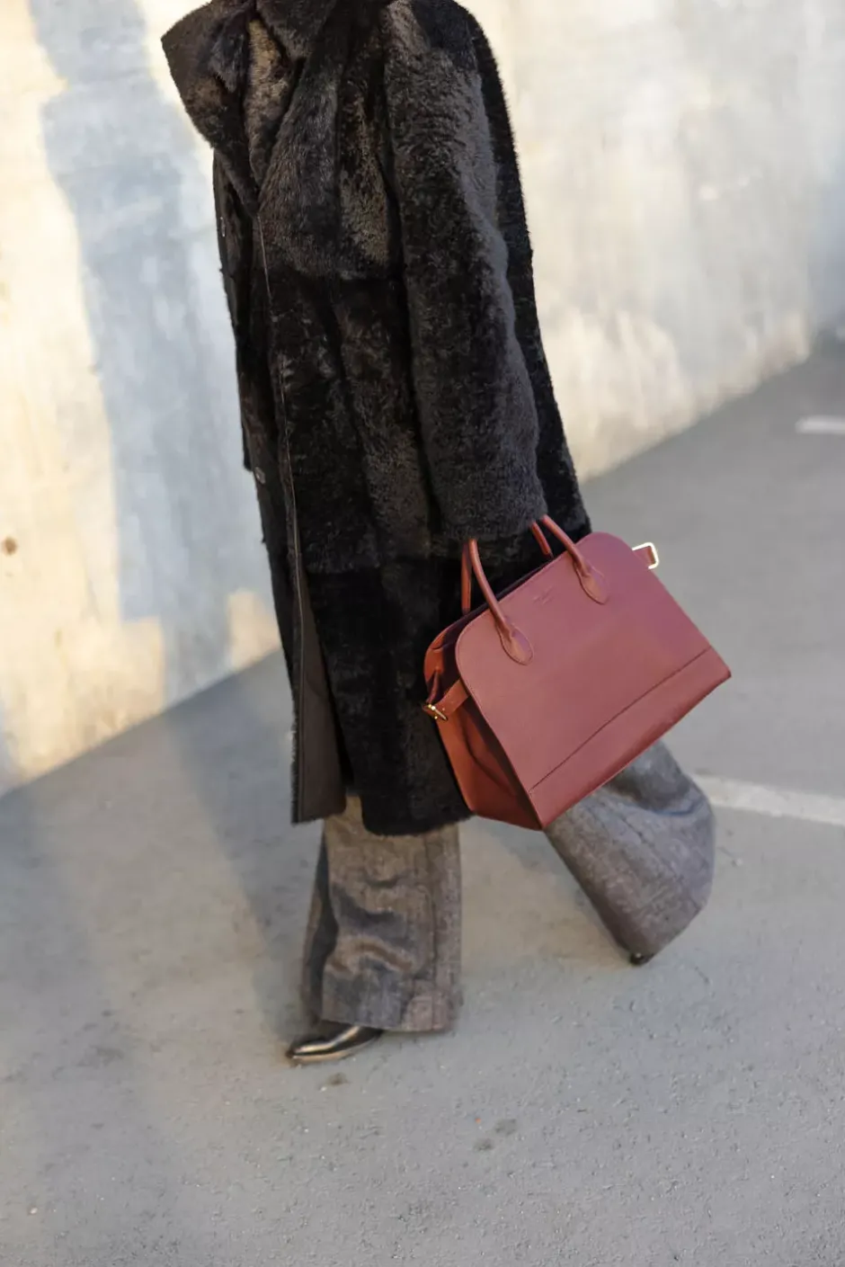 x Jim Rickey HiiL Tote Grained Burgundy^HIIL STUDIO Hot