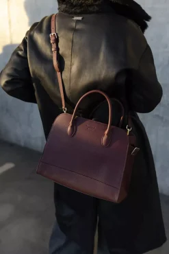 x Jim Rickey HiiL Tote Grained Burgundy^HIIL STUDIO Hot