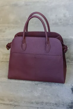 x Jim Rickey HiiL Tote Grained Burgundy^HIIL STUDIO Hot