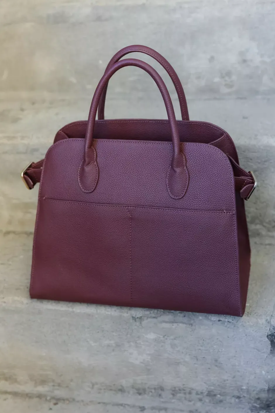 x Jim Rickey HiiL Tote Grained Burgundy^HIIL STUDIO Hot