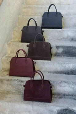 x Jim Rickey HiiL Tote Grained Burgundy^HIIL STUDIO Hot
