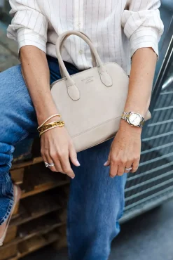 x Jim Rickey HiiL Tote Small Suede Dk Sand^HIIL STUDIO Sale