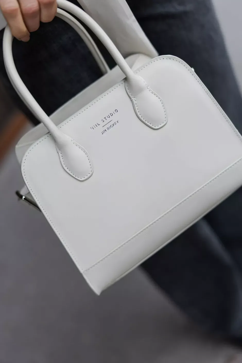 x Jim Rickey HiiL Tote Small Cow Raw^HIIL STUDIO Outlet