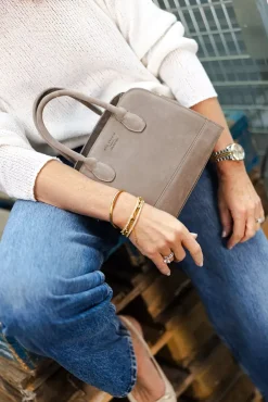 x Jim Rickey HiiL Tote Small Suede Elephant^HIIL STUDIO Outlet