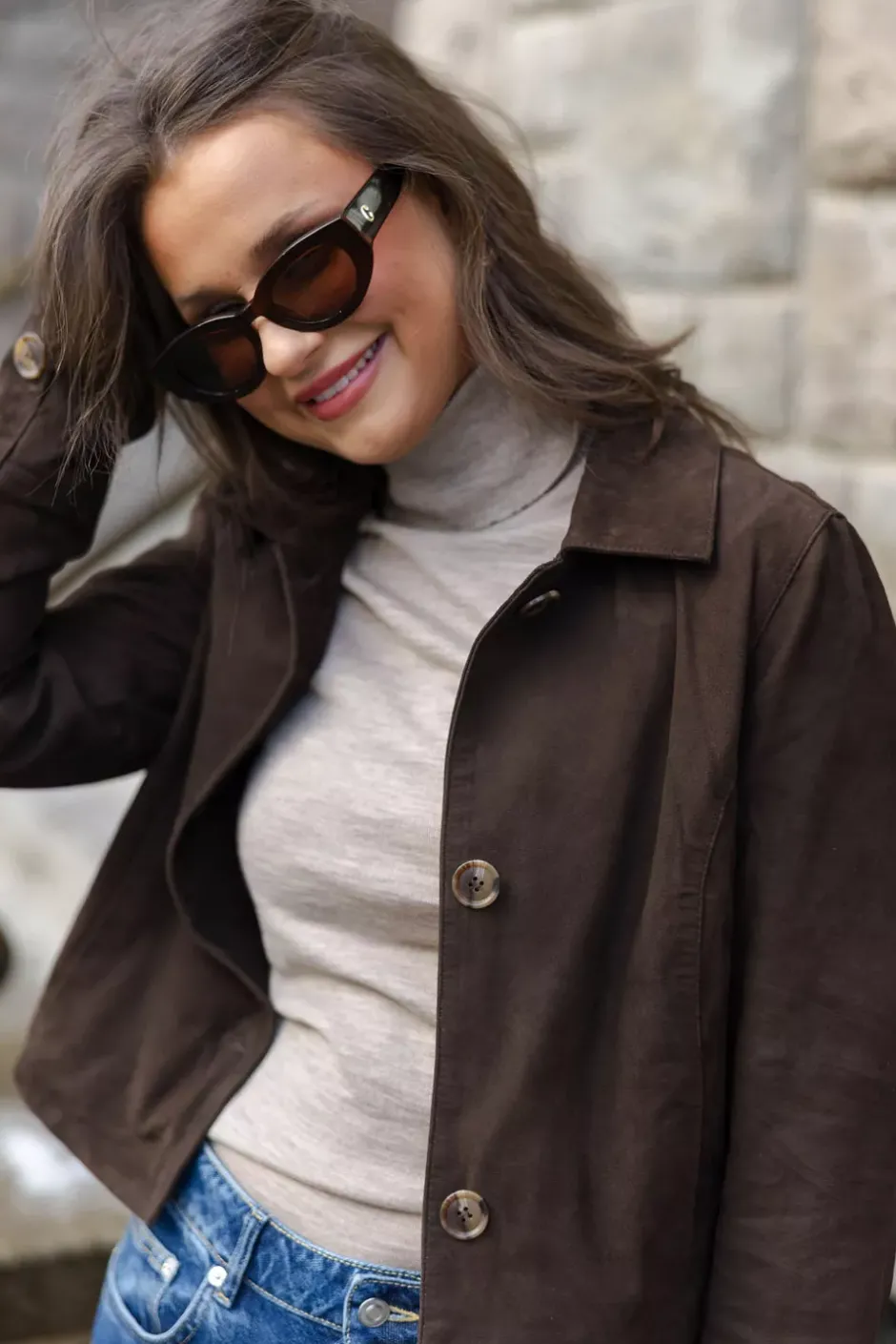 Ines Brown/Brown^CORLIN EYEWEAR Outlet