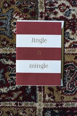 Jingle & Mingle A6 Red And White^CARDSOME Sale