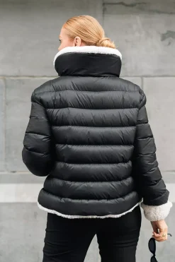 Jo Jacket Duvet/Lacon Curly Black/White Dijon^UTZON Outlet