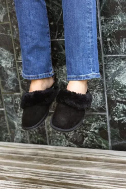 Jolie Slippers Black^EMU Online