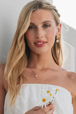 Juni Necklace Gold Crystal^CAROLINE SVEDBOM Sale