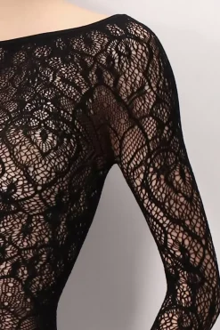 Lace Net T-Shirt Black^OROBLU Hot