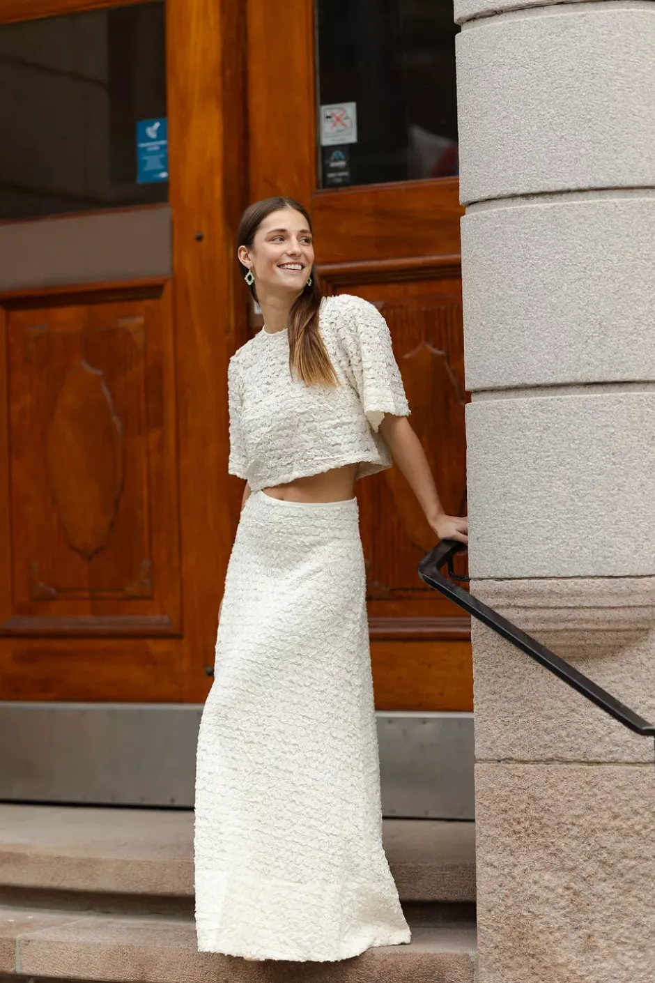 Lace Skirt Vintage White^BY TIMO Sale