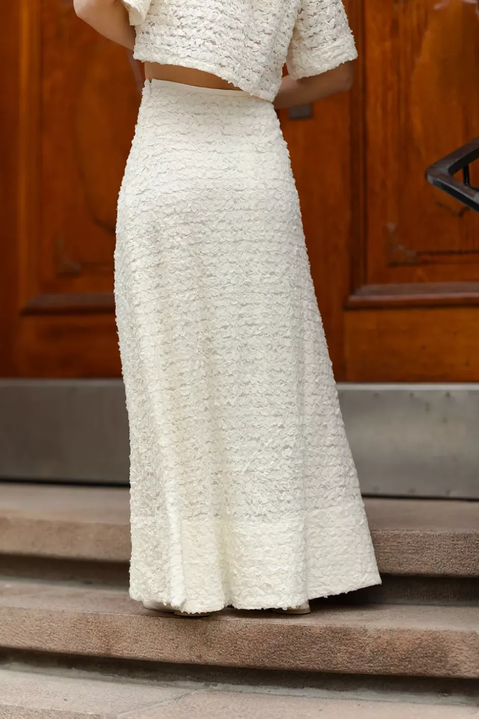 Lace Skirt Vintage White^BY TIMO Sale