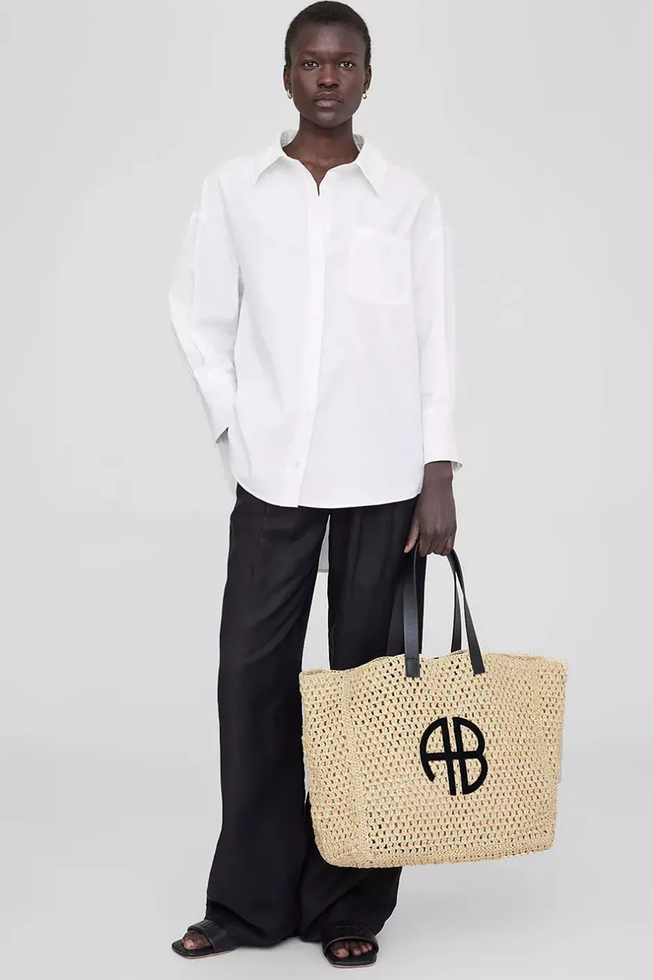 Large Rio Tote Natural^ANINE BING Clearance