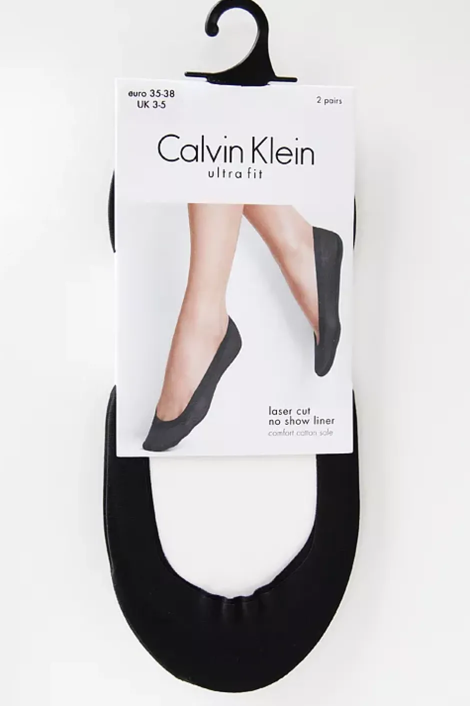 Lasercut No-Show Liner Black^CALVIN KLEIN Clearance