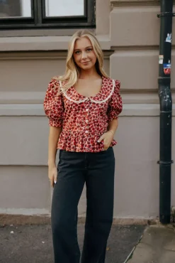 Lauren Dolce Blouse Red^PIA TJELTA Discount