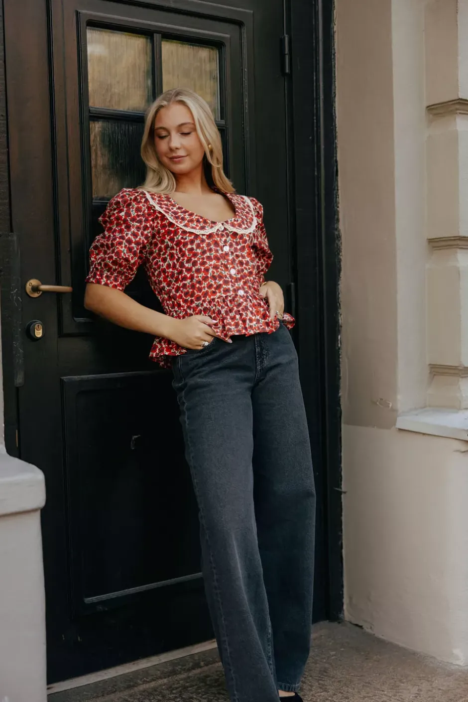 Lauren Dolce Blouse Red^PIA TJELTA Discount