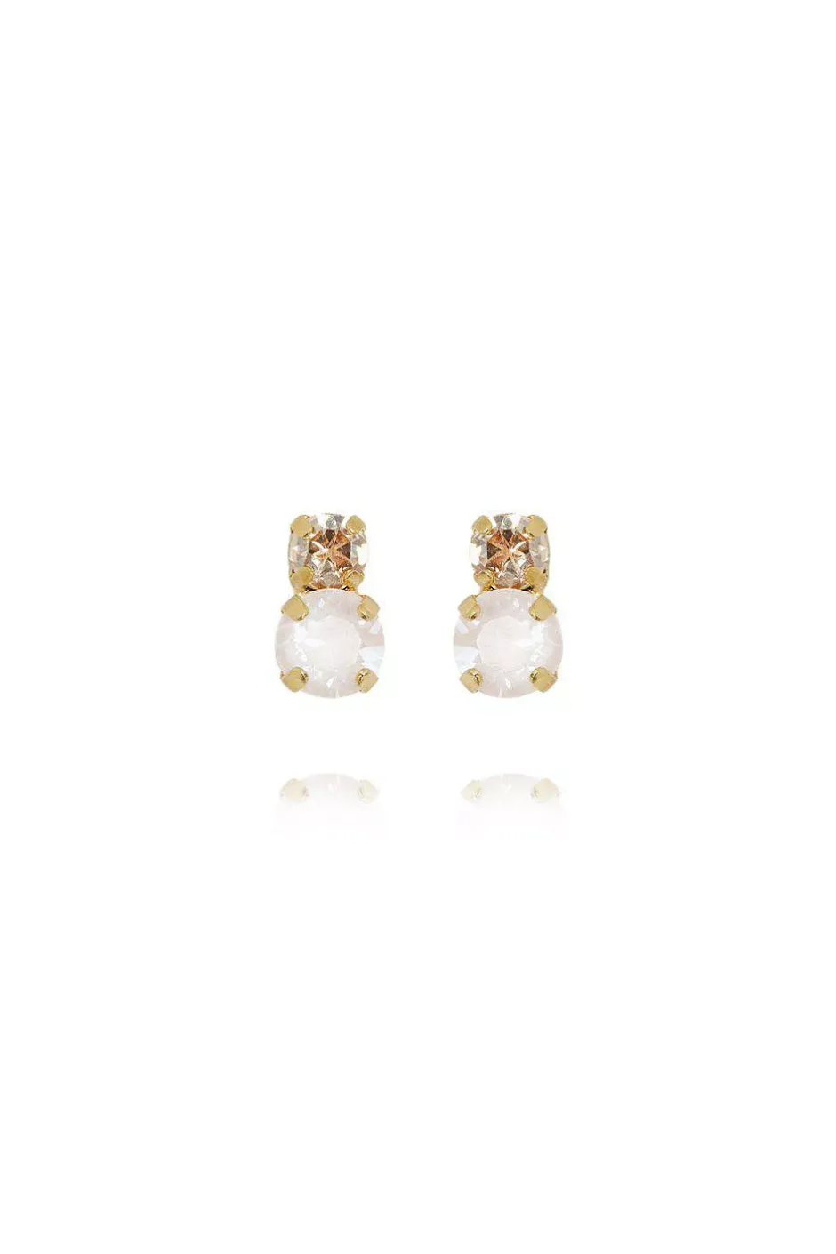 Leah Earrings Gold Electric White Combo^CAROLINE SVEDBOM Discount