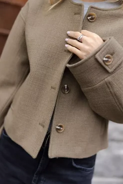 Lena Jacket Olive^CLERMONTE Online