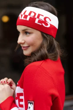 Les Alpes Headband Scarlet Red^TWISTu0026TANGO Best
