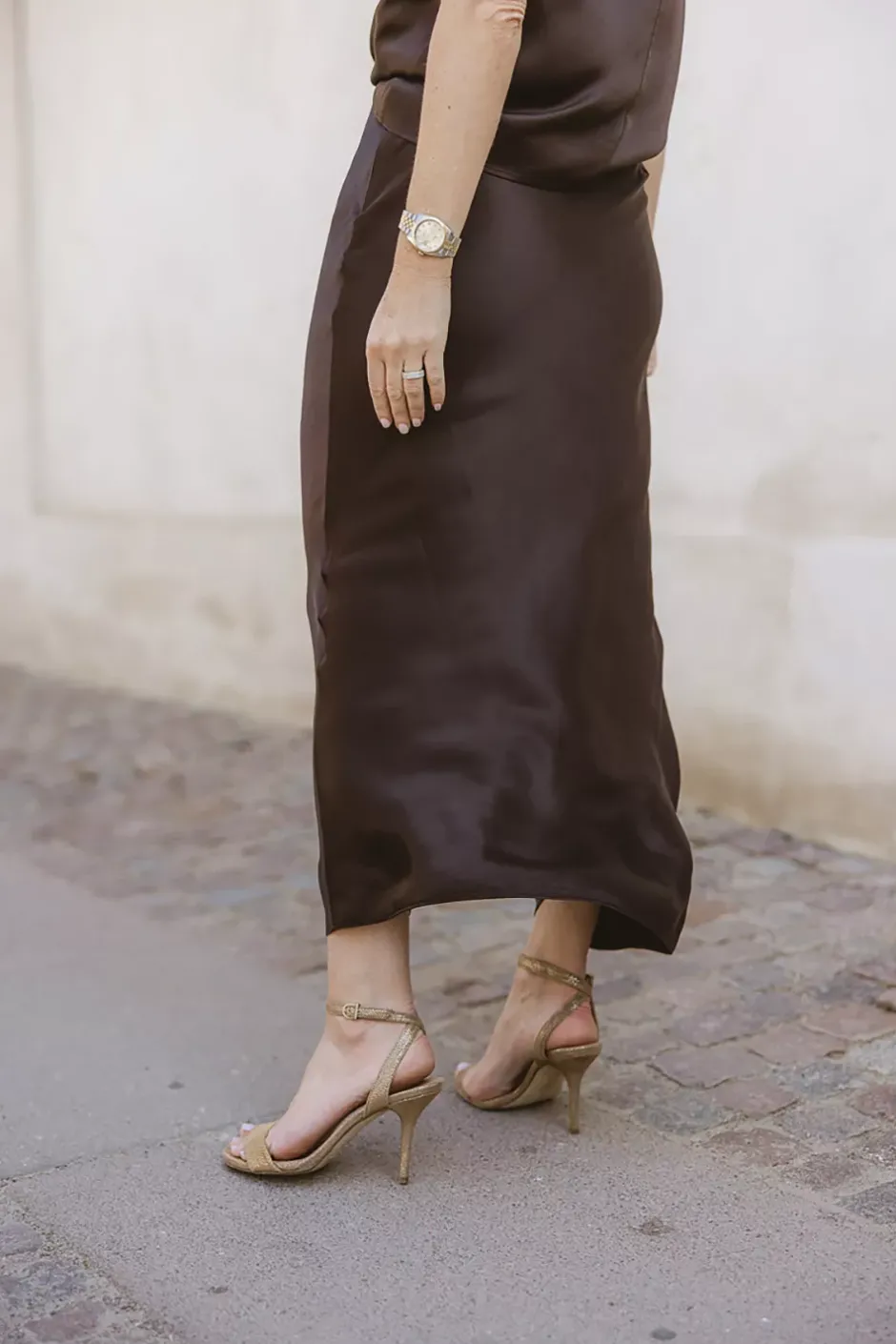 Linea Skirt Chocolate Torte^HIIL STUDIO New