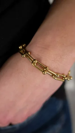 Link Bracelet Gold^HIIL STUDIO JEWELRY Fashion