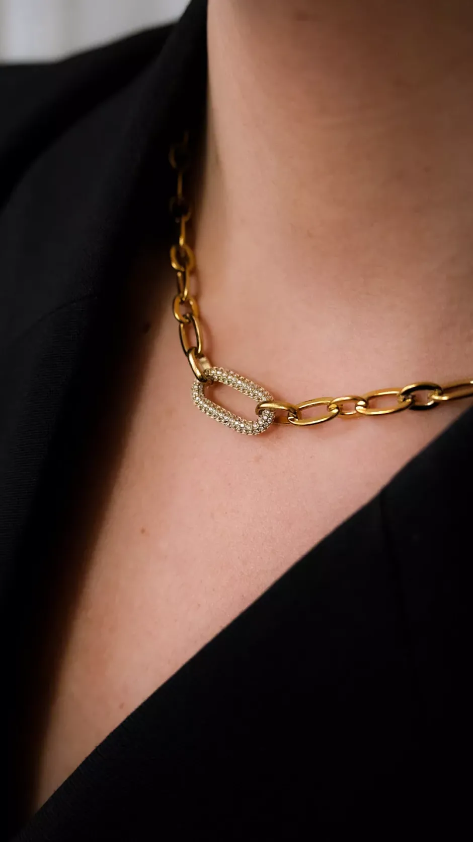 Link Necklace Gold^HIIL STUDIO JEWELRY Hot