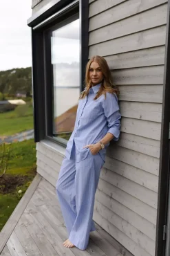 Linn Pant Blue Striped^CARMA COLLECTION Sale