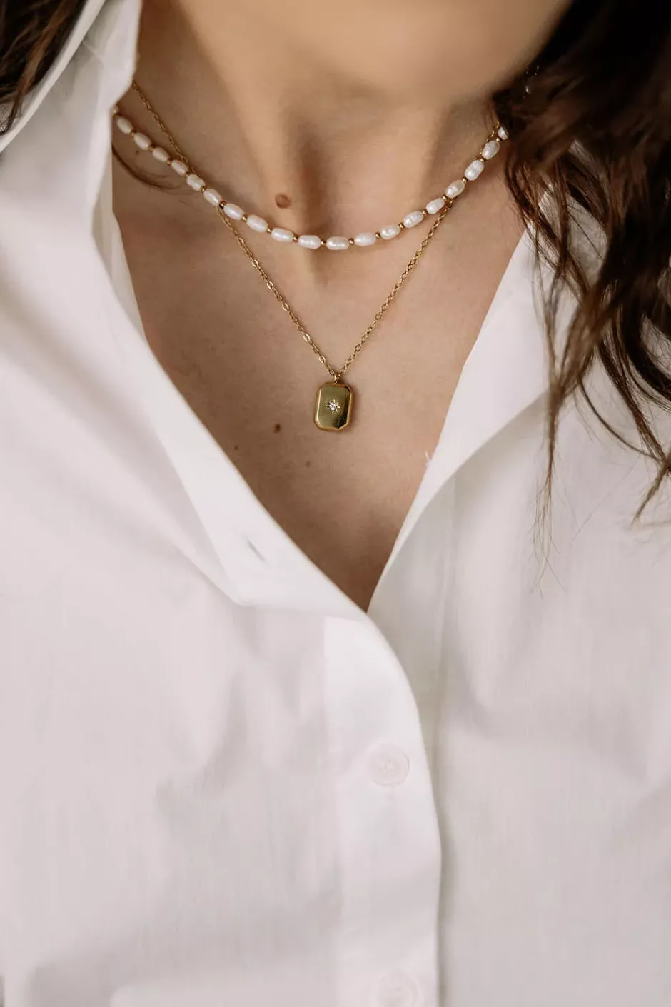 Little Star Necklace Gold^HIIL STUDIO JEWELRY Online
