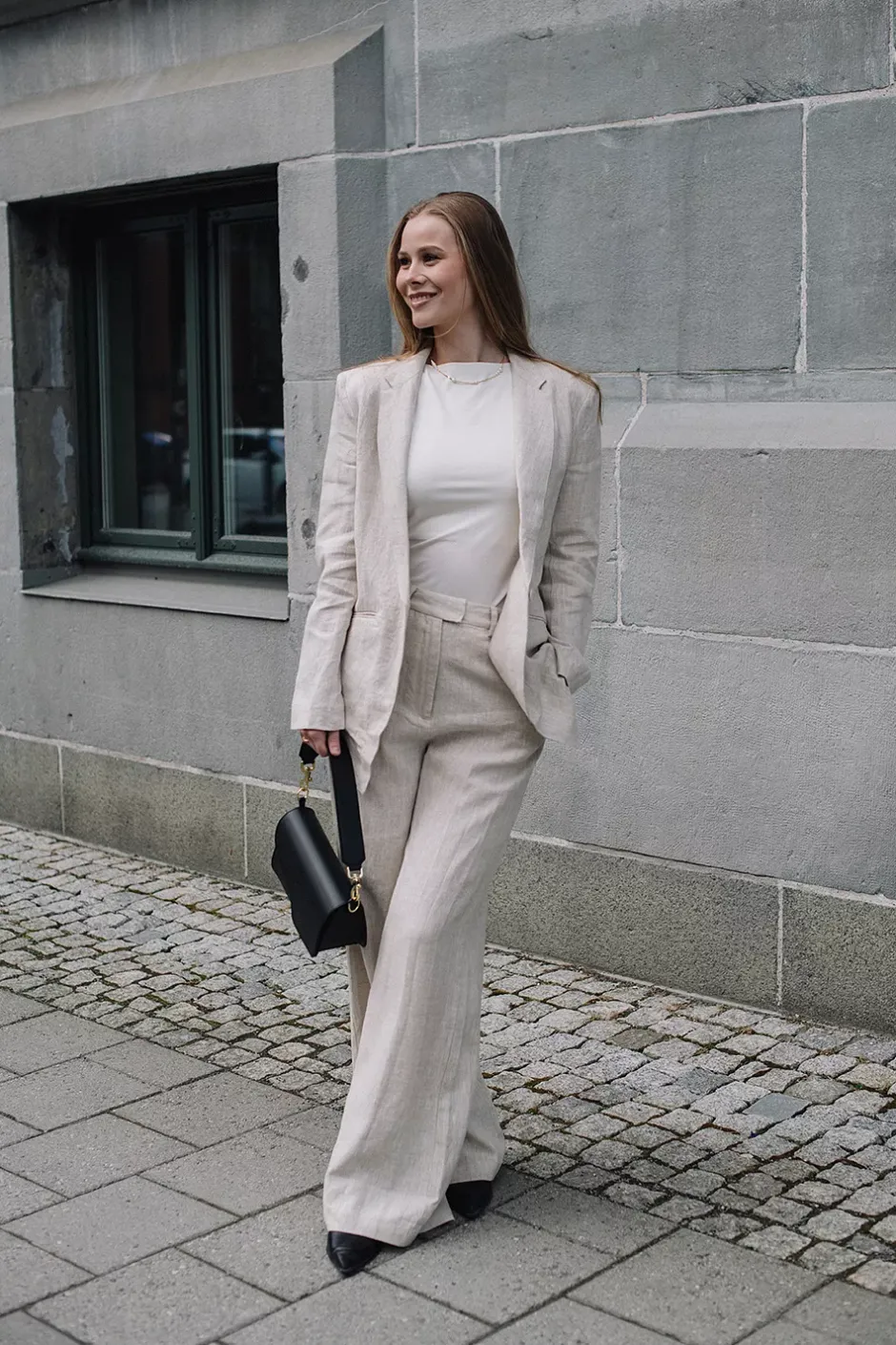 Longo Linen Blazer Nature^HIIL STUDIO Discount
