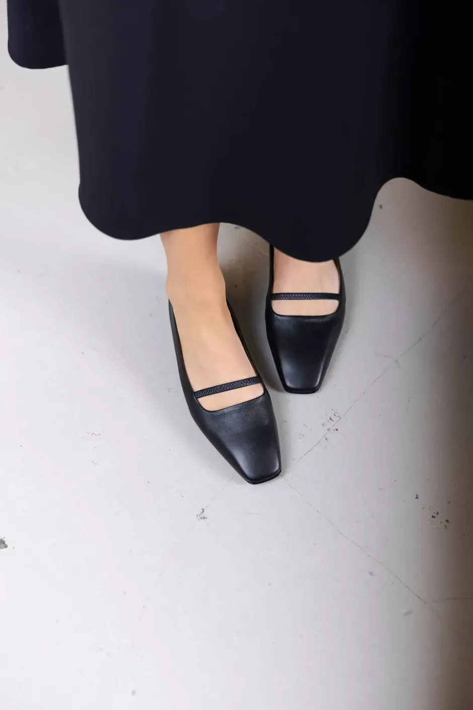 Loria Nappa Ballet Flats Black^ATP ATELIER Best