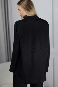 Luka Monogram Shirt Black^HOLZWEILER Outlet
