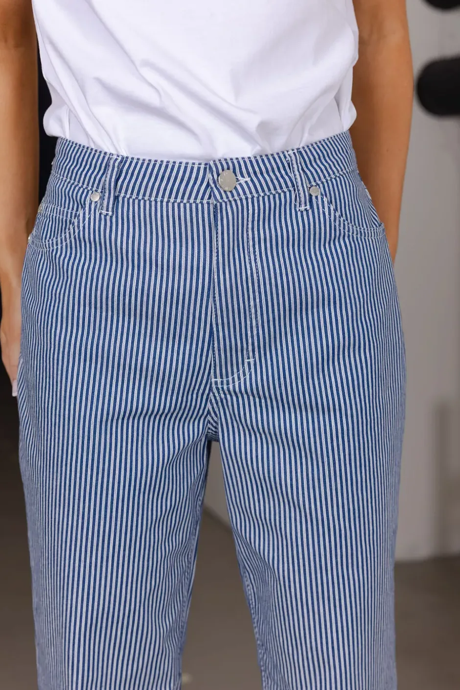 LunaFV Regular 825 Blue Stripe^FIVE UNITS Fashion