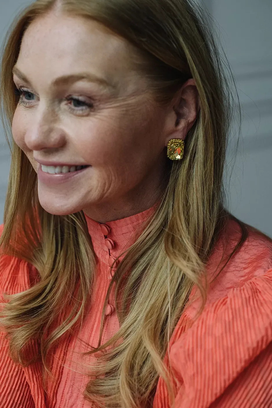 Lydia Cocktail Studs Gold Sunflower/Jonquil^CAROLINE SVEDBOM Fashion