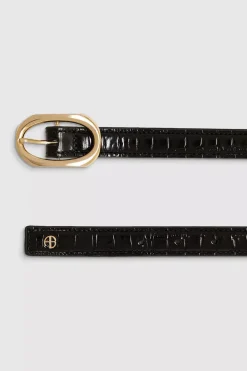 Mara Belt Black Embossed^ANINE BING New