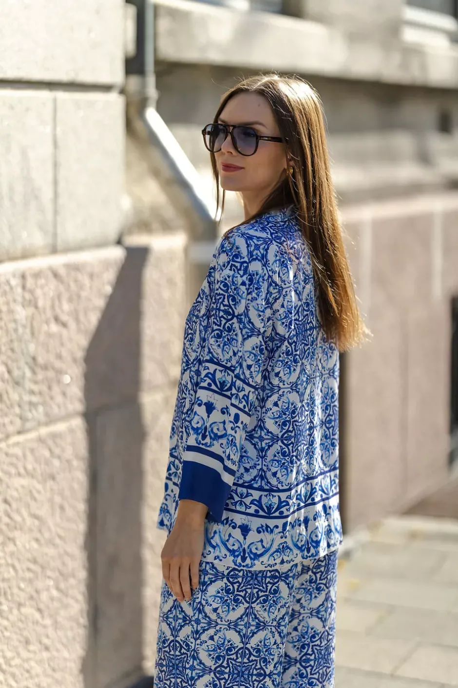 Maura Shirt Blue Majolica^ANDIATA Best